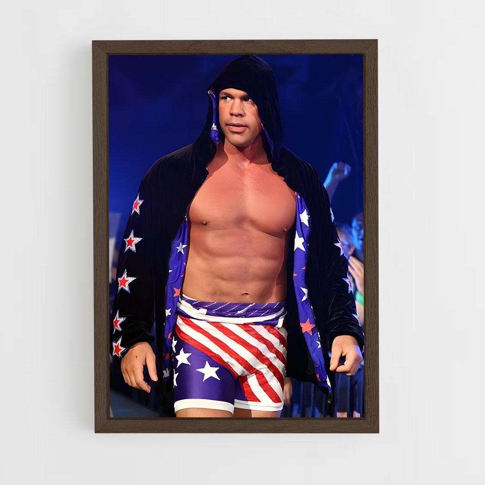 ap-kurt angle-3 cadre Bois foncé