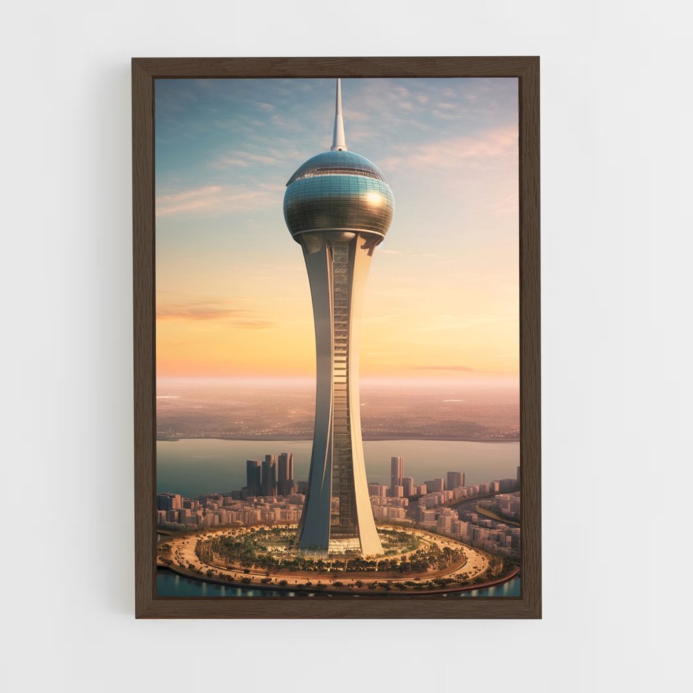 ap-kuwait city-3 cadre Bois foncé