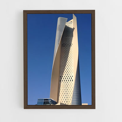 ap-kuwait towers-6 cadre Bois foncé