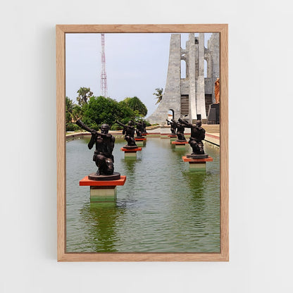 ap-kwame nkrumah mausoleum-2 cadre Bois clair