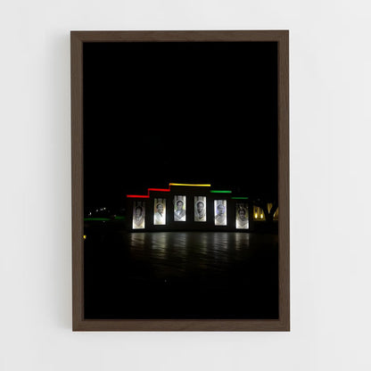ap-kwame nkrumah mausoleum-3 cadre Bois foncé