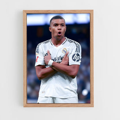 ap-kylian mbappe-1 cadre Bois clair