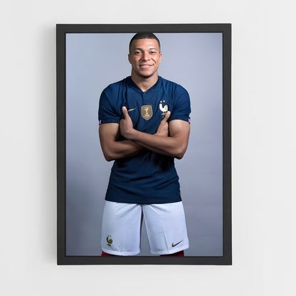 ap-kylian mbappe-10 cadre Noir