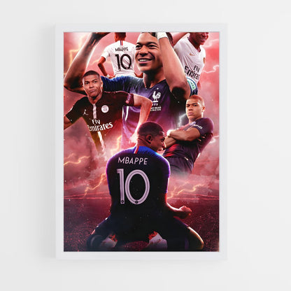ap-kylian mbappe-9 cadre Blanc
