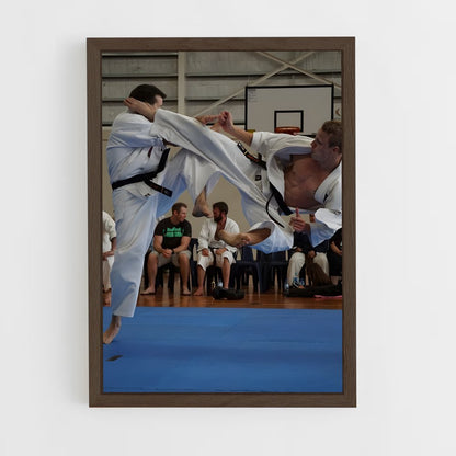 ap-kyokushin-4 cadre Bois foncé