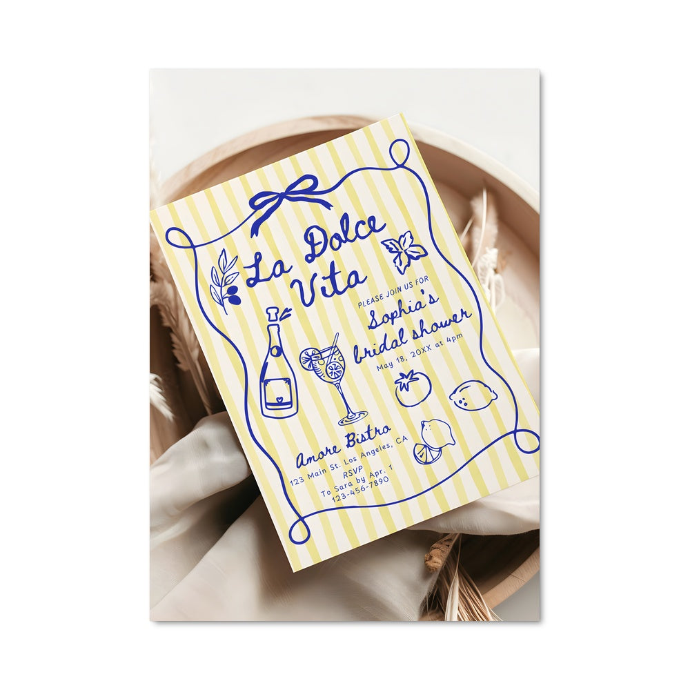 Poster Invitation en Couleurs
