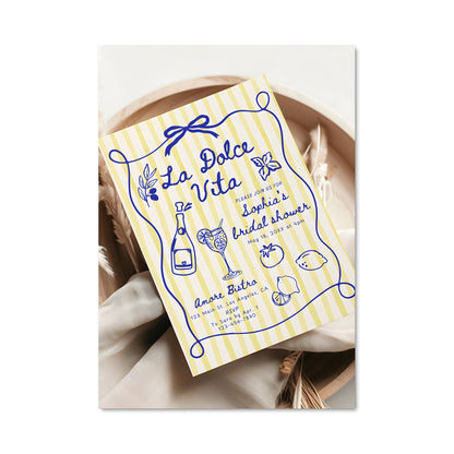 Poster Invitation en Couleurs