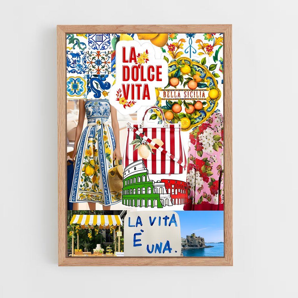 ap-la dolce vita-10 cadre Bois clair