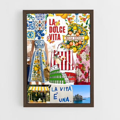 ap-la dolce vita-10 cadre Bois foncé