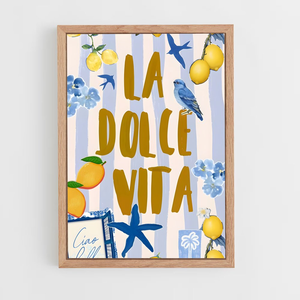ap-la dolce vita-8 cadre Bois clair