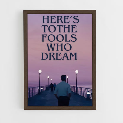 ap-la la land-9 cadre Bois foncé