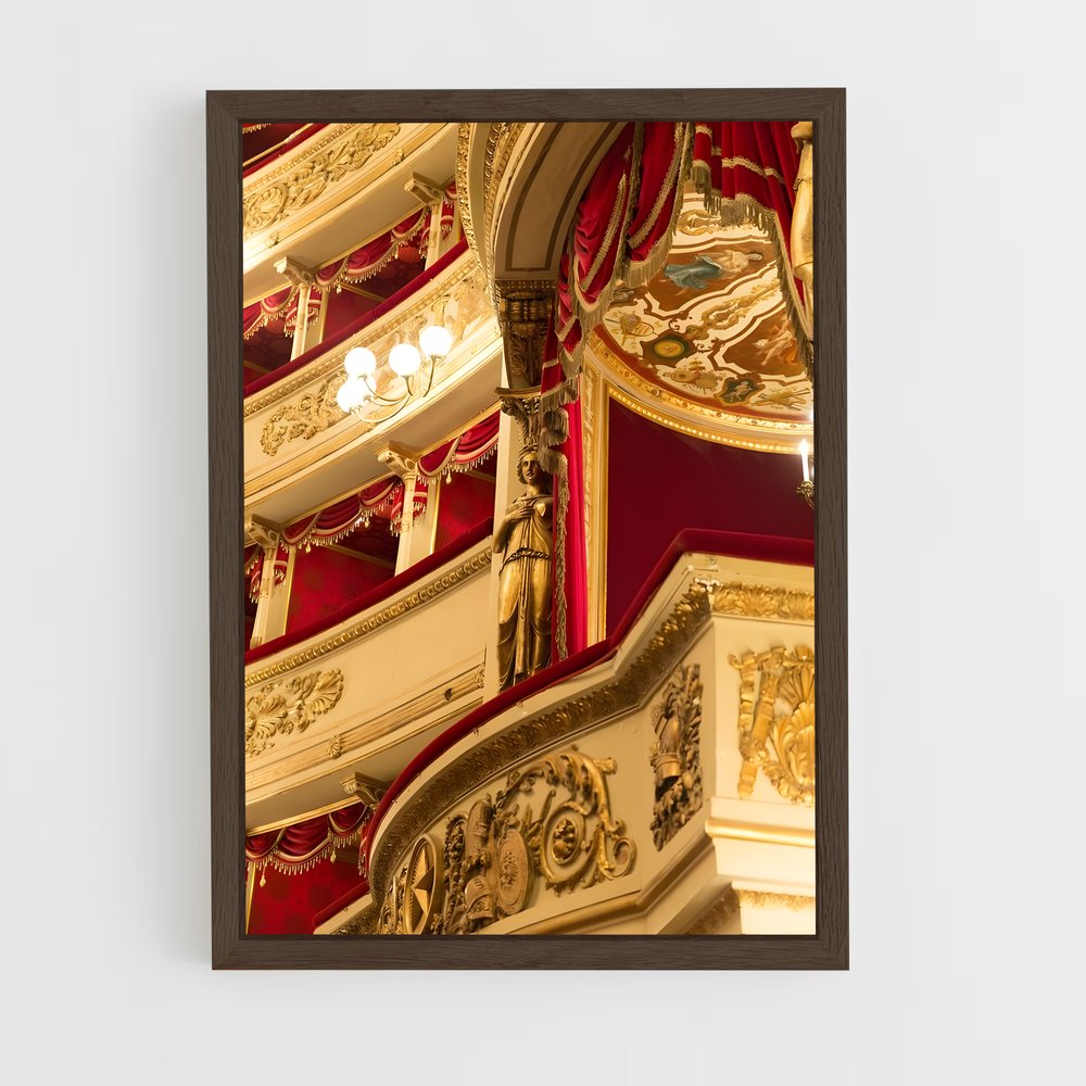 ap-la scala milan-7 cadre Bois foncé