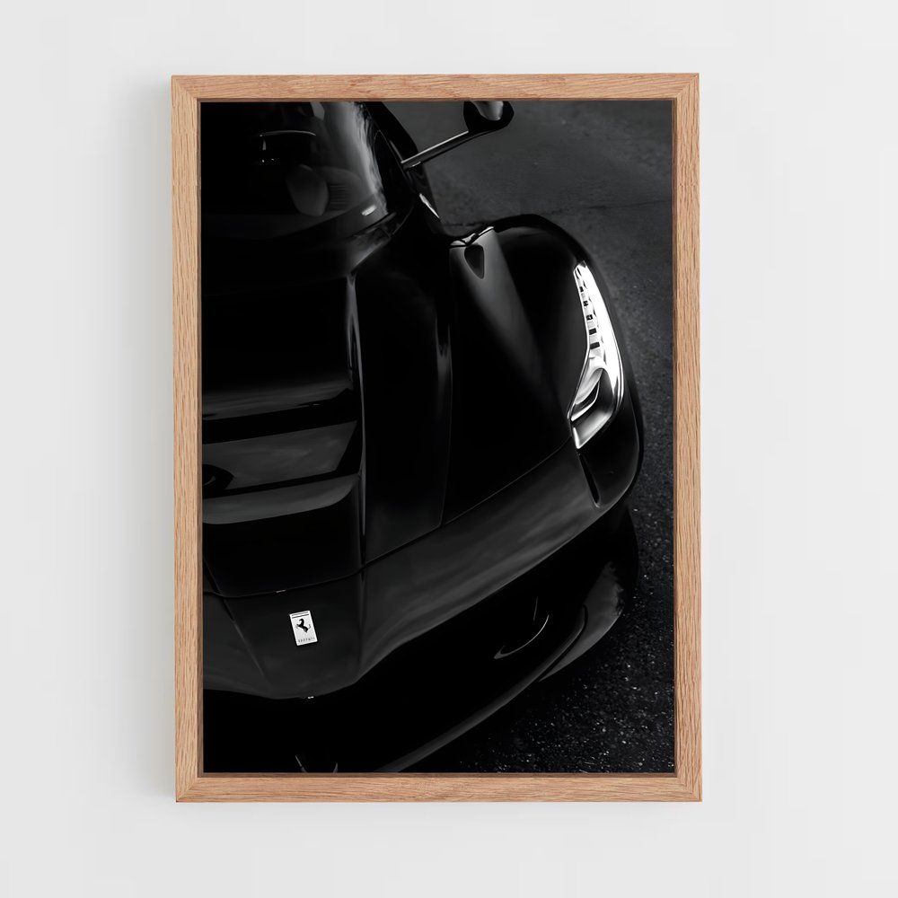 ap-la voiture noire-3 cadre Bois clair