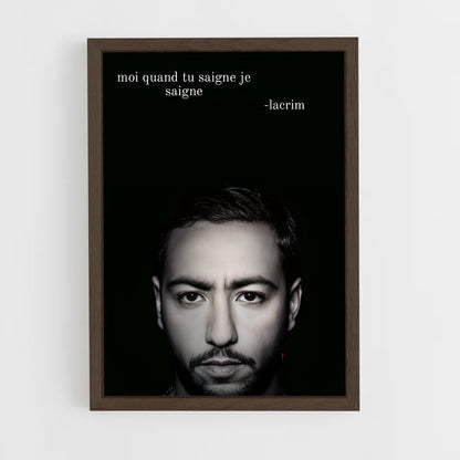 ap-lacrim-3 cadre Bois foncé