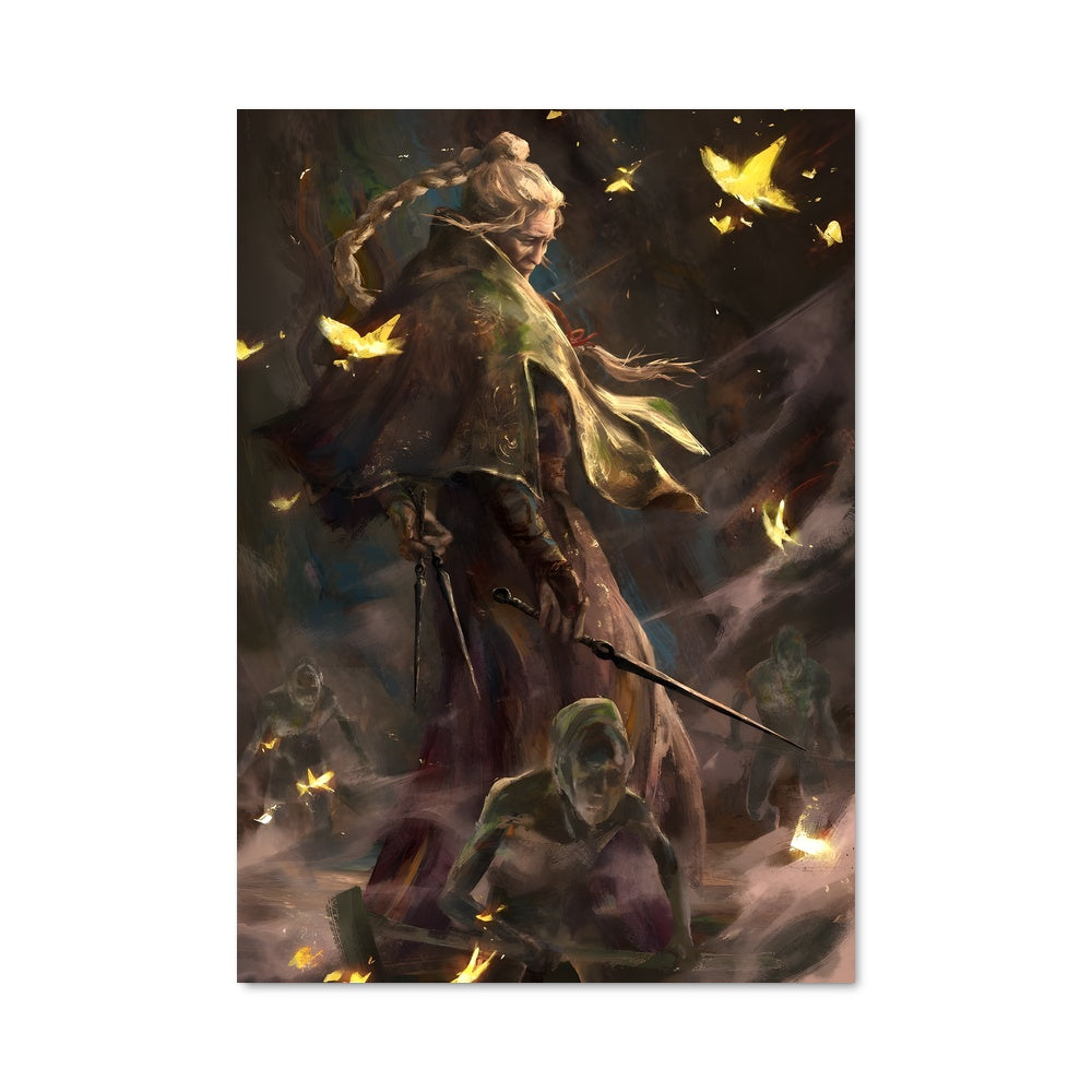 Poster Lady butterfly 44519