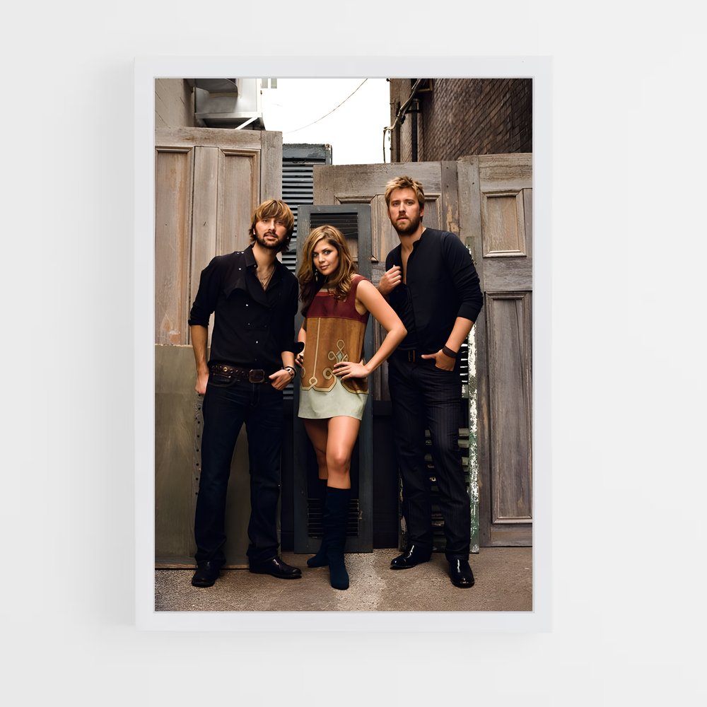 ap-lady antebellum-2 cadre Blanc