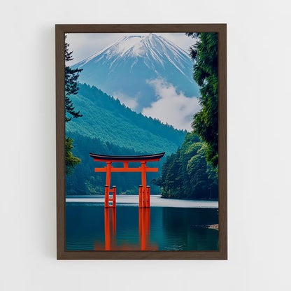 ap-lake ashi-4 cadre Bois foncé