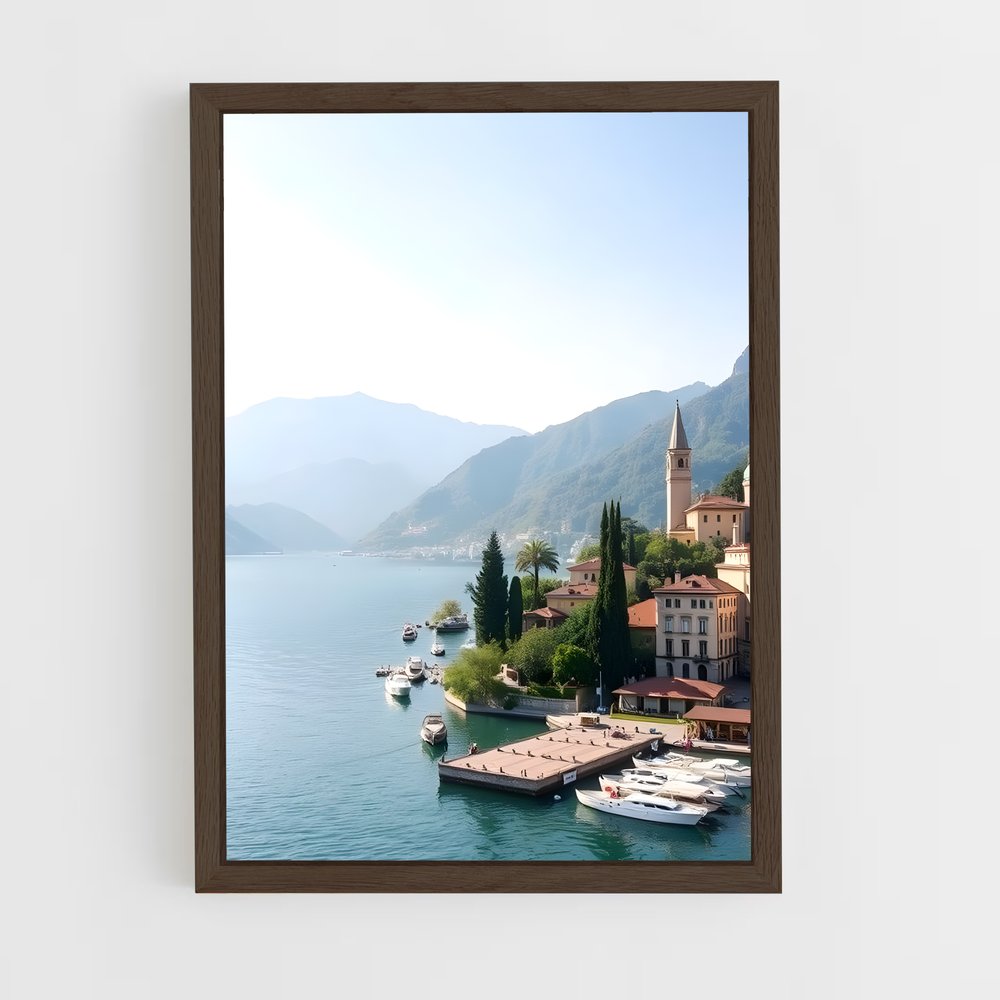 ap-lake como-2 cadre Bois foncé