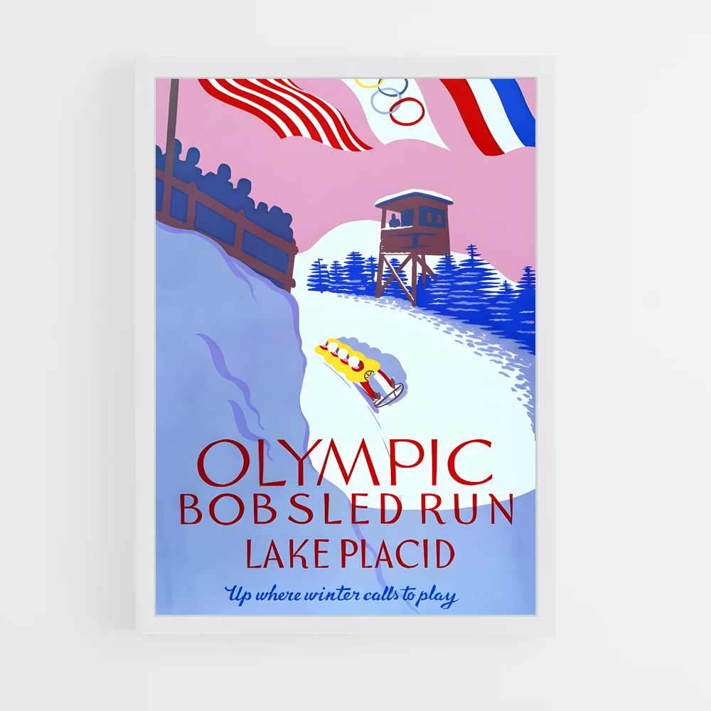 ap-lake placid 1932-1 cadre Blanc