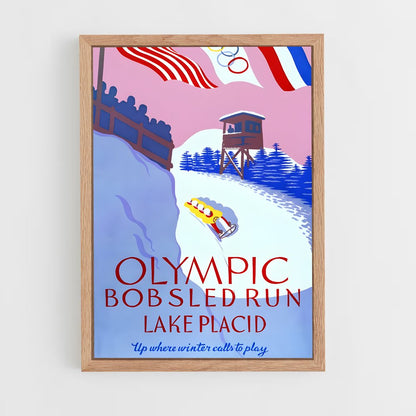 ap-lake placid 1932-1 cadre Bois clair
