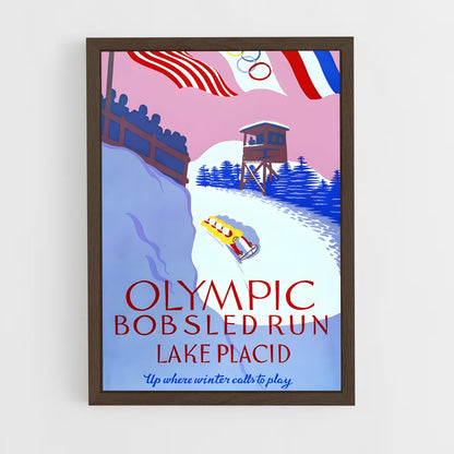 ap-lake placid 1932-1 cadre Bois foncé