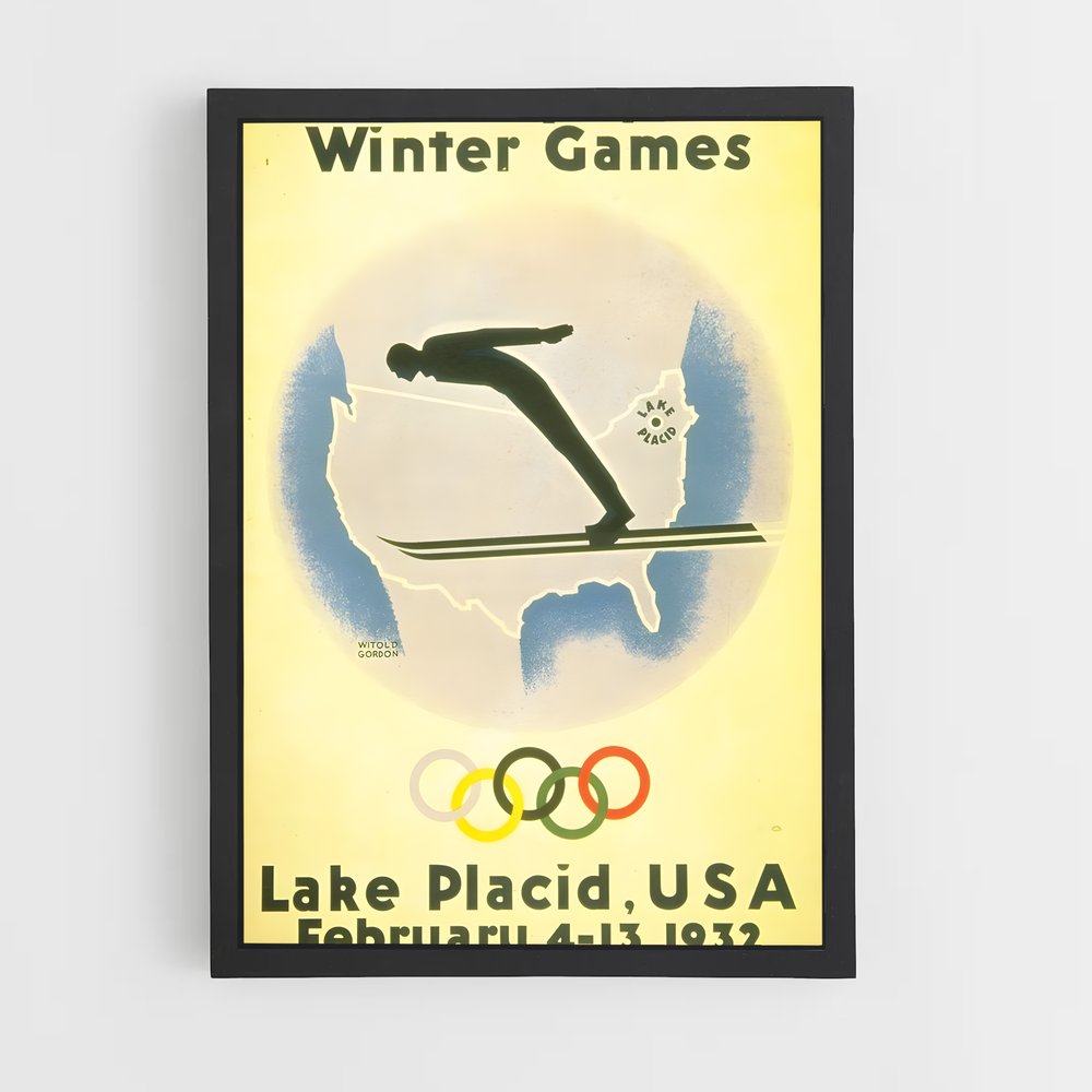 ap-lake placid 1932-2 cadre Noir