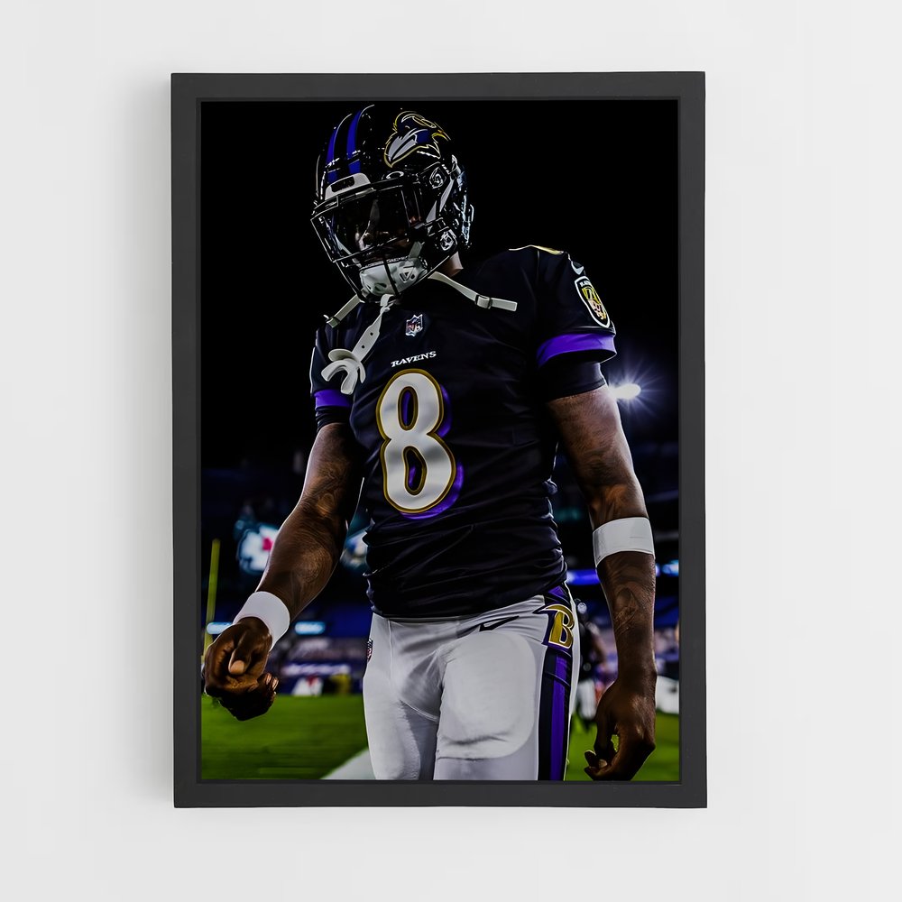 ap-lamar jackson-2 cadre Noir
