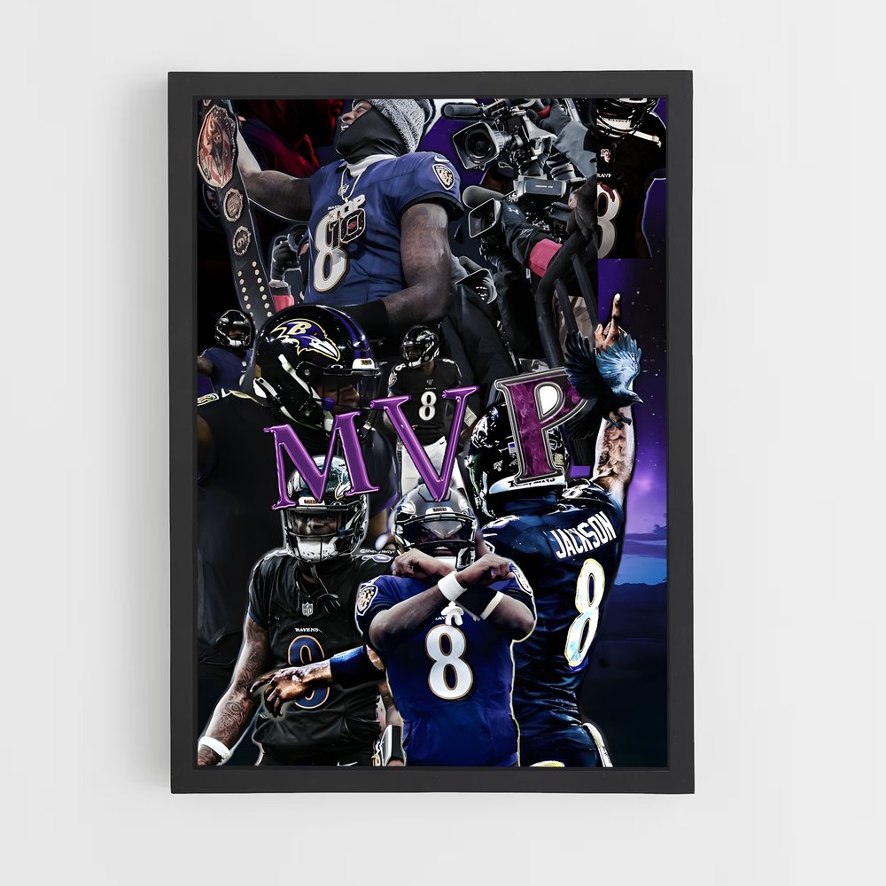 ap-lamar jackson-3 cadre Noir