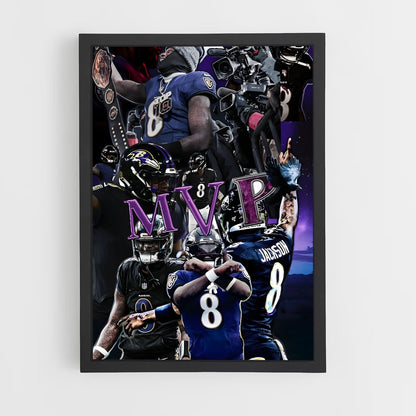 ap-lamar jackson-3 cadre Noir