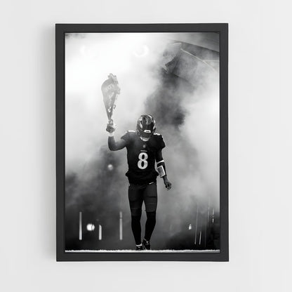 ap-lamar jackson-5 cadre Noir
