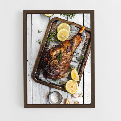 ap-lamb-4 cadre Bois foncé