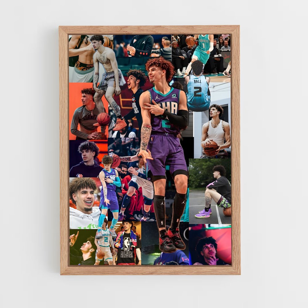 ap-lamelo ball-3 cadre Bois clair