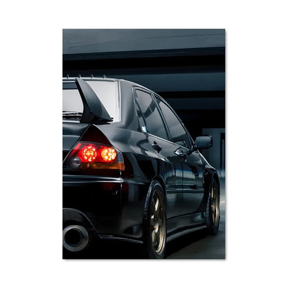 Poster Lancer Noir Éclat