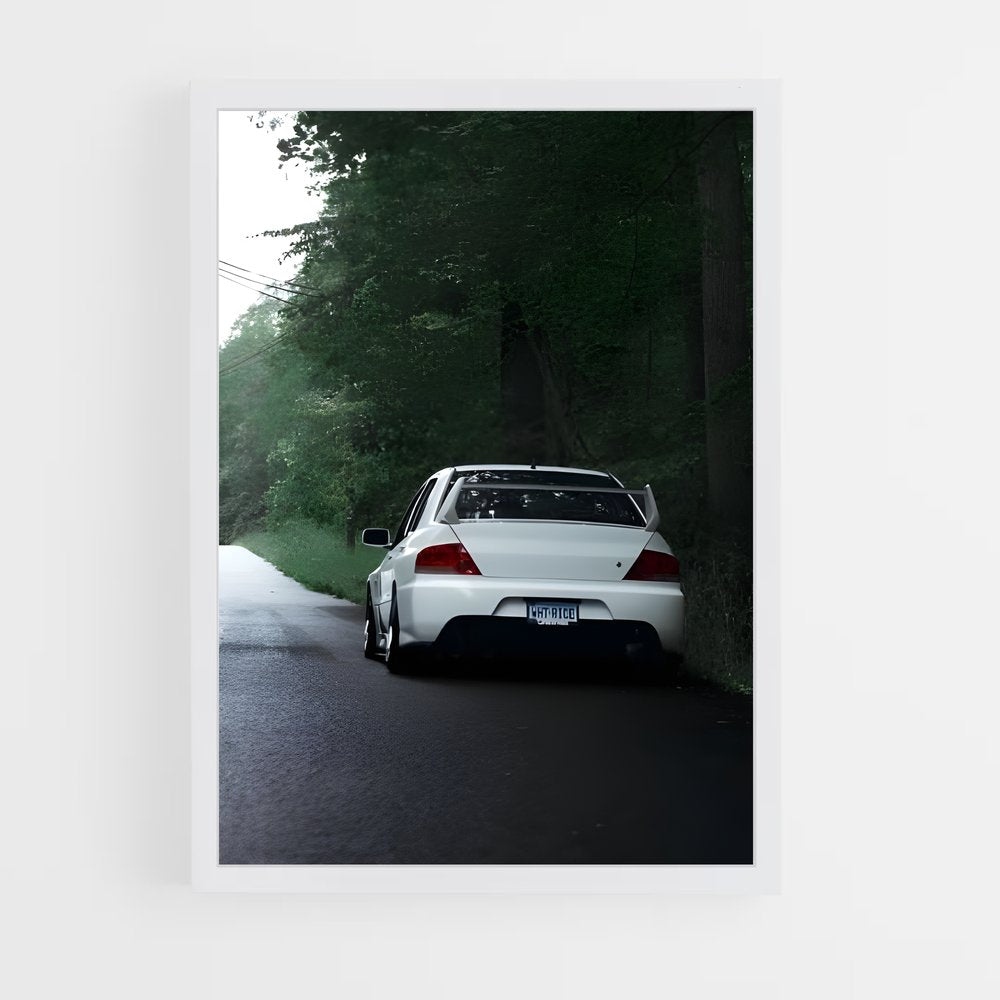 ap-lancer evolution ii-2 cadre Blanc