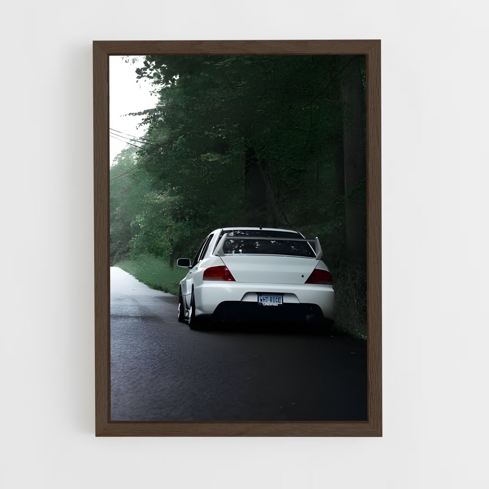 ap-lancer evolution ii-2 cadre Bois foncé