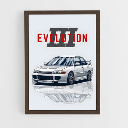 ap-lancer evolution iii-3 cadre Bois foncé