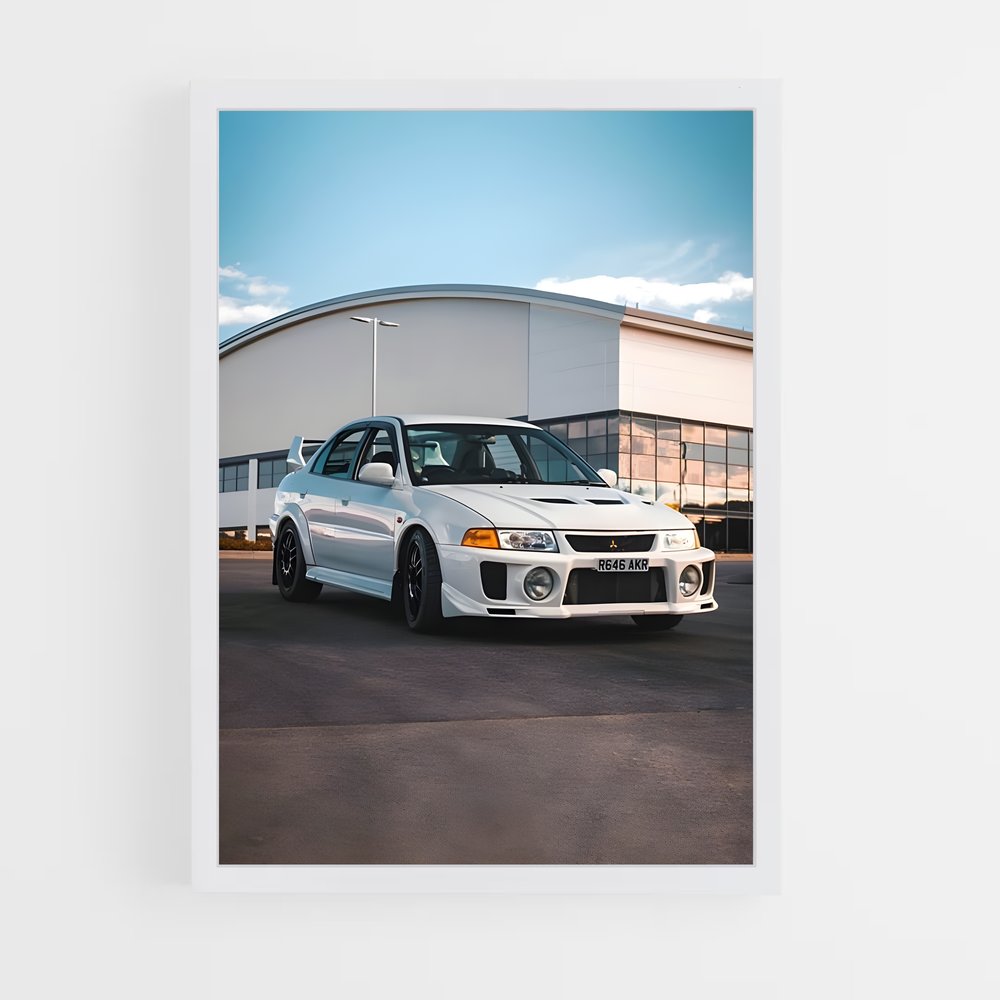 ap-lancer evolution v-1 cadre Blanc