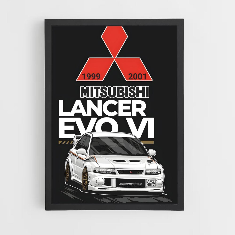 ap-lancer evolution v-2 cadre Noir