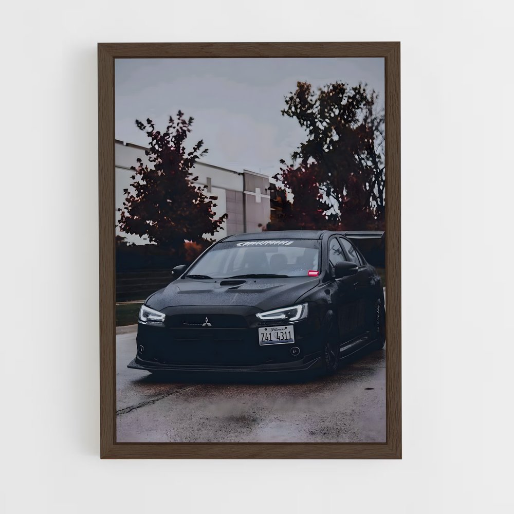 ap-lancer evolution x-1 cadre Bois foncé