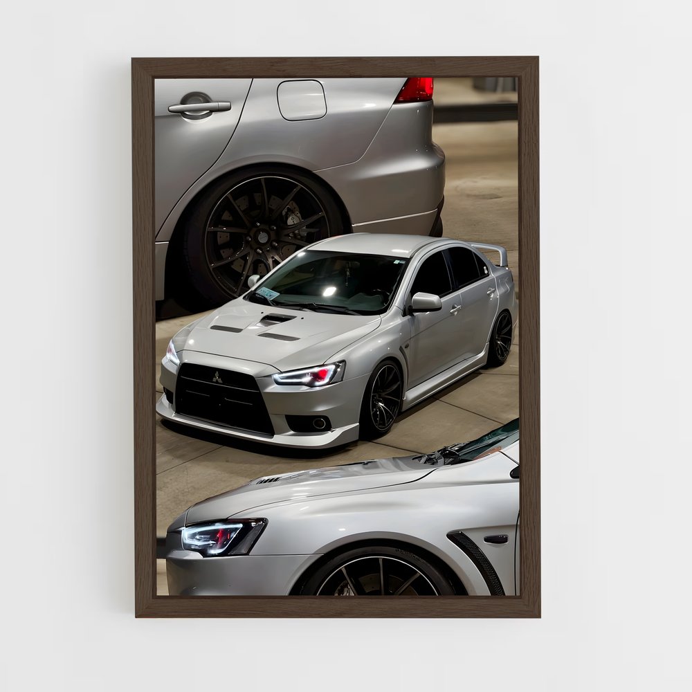 ap-lancer evolution x-2 cadre Bois foncé