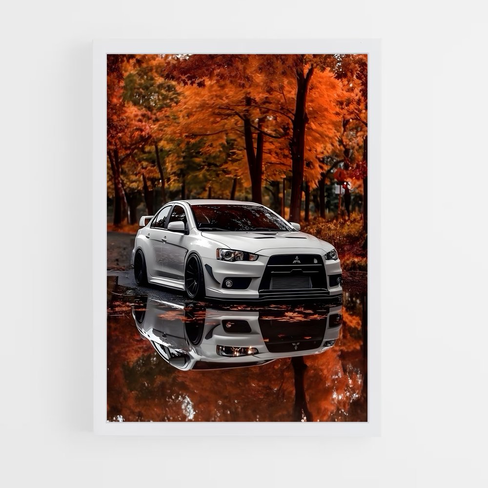 ap-lancer evolution x-6 cadre Blanc