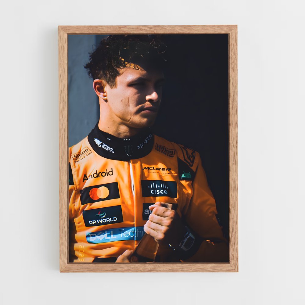ap-lando norris-3 cadre Bois clair