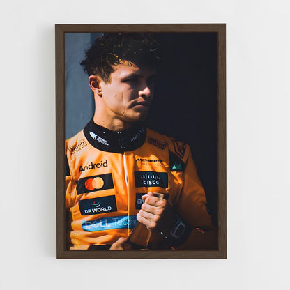 ap-lando norris-3 cadre Bois foncé