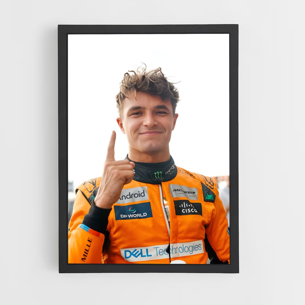 ap-lando norris-4 cadre Noir