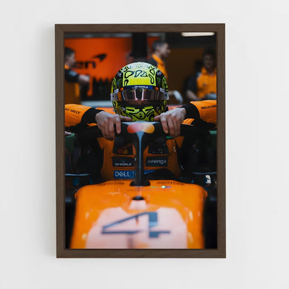 ap-lando norris-6 cadre Bois foncé