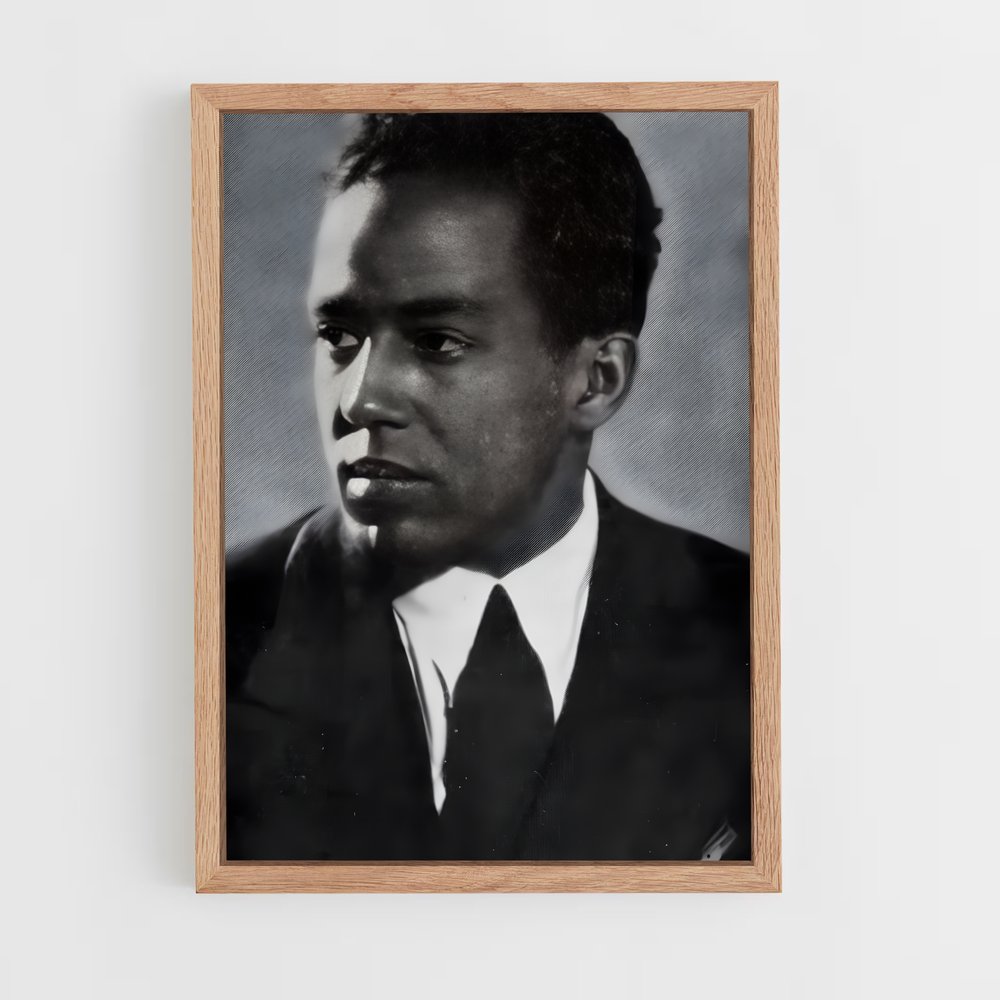 ap-langston hughes-1 cadre Bois clair