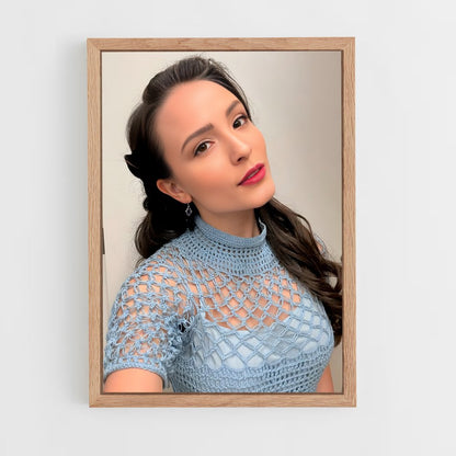 ap-larissa manoela-2 cadre Bois clair