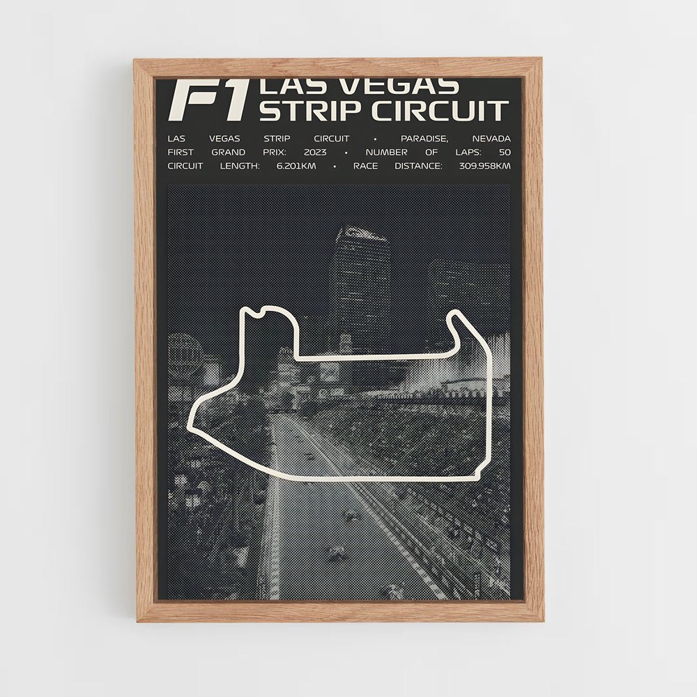 ap-las vegas street circuit-4 cadre Bois clair