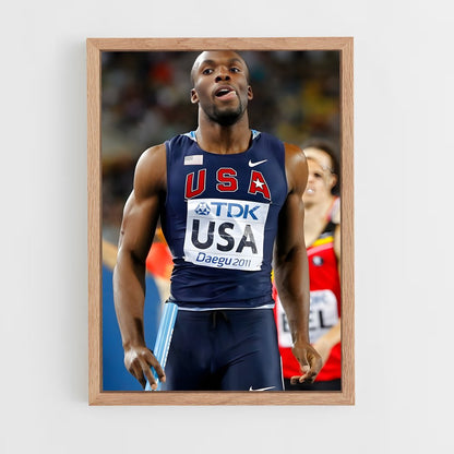 ap-lashawn merritt-3 cadre Bois clair