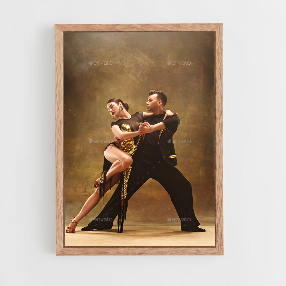 ap-latin dance-8 cadre Bois clair